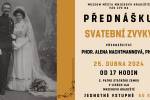 Svatební zvyky / Přednáška PhDr. Aleny Nachtmannové, Ph.D. v Muzeu města Mnichovo Hradiště se koná již ve čtvrtek 25. dubna od 17:00!