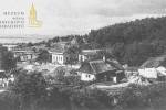 Sesuv půdy na Kavčině 27. 6. 1926 u Dnebohu a nový infopanel s plůtkem kolem dochovaného skalního sklípku